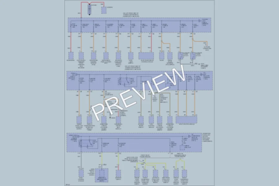 2006 GMC Canyon Power Distribution wiring diagram preview