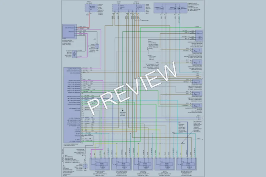 2006 GMC Envoy Air Conditioning wiring diagram preview