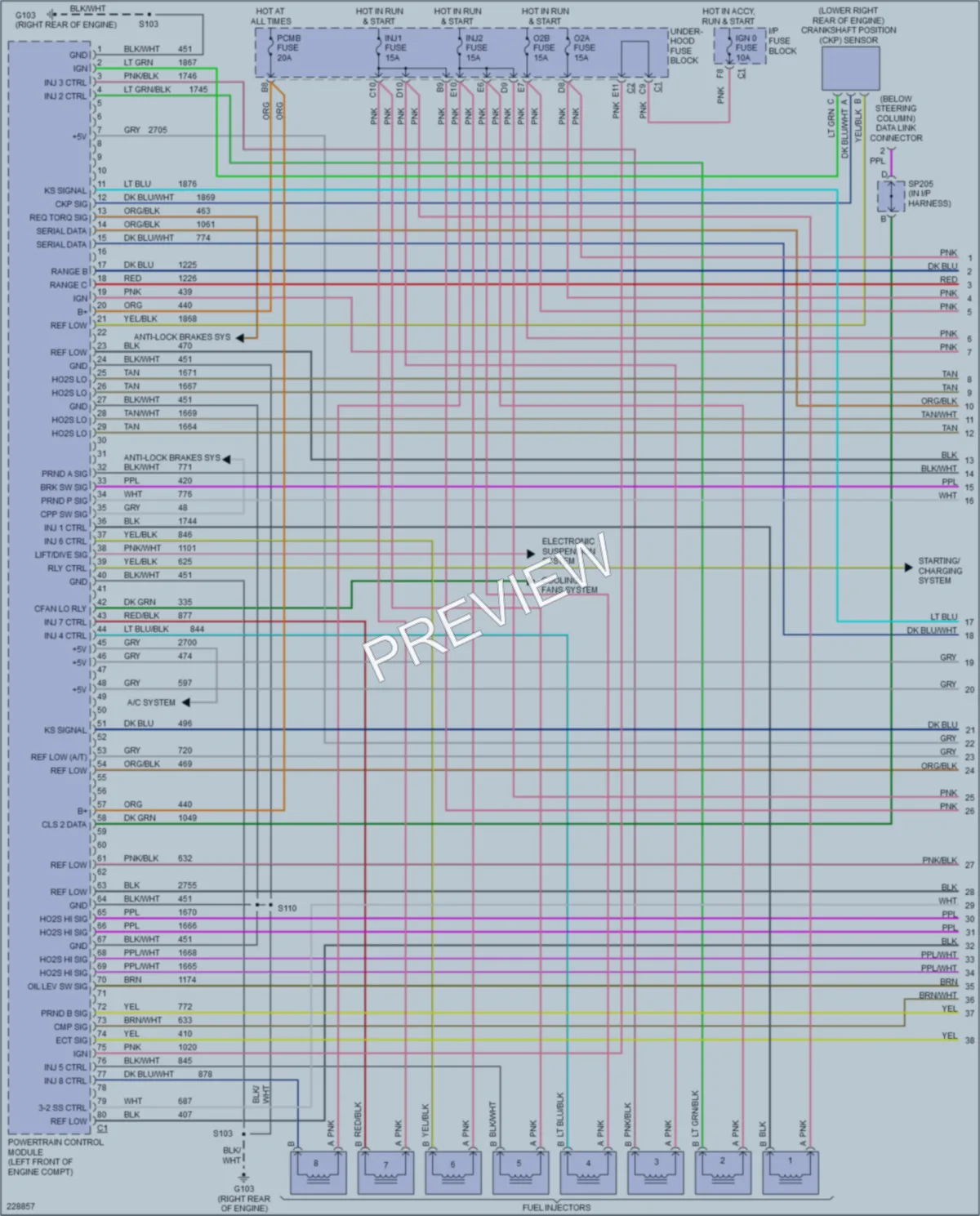 2006 GMC 3500 Engine Performance wiring diagram preview
