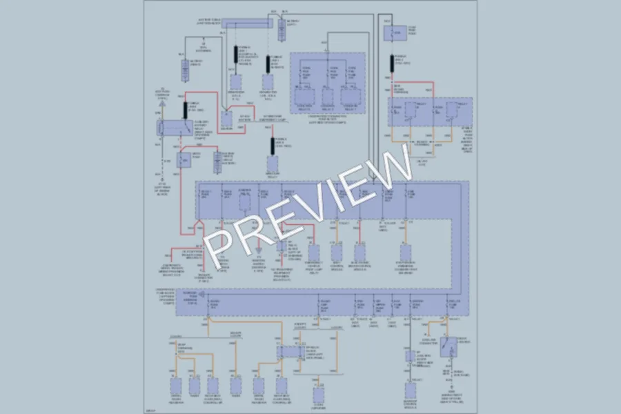 2006 GMC 3500 Power Distribution wiring diagram preview