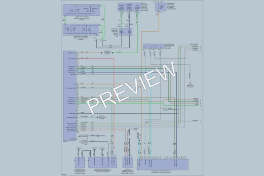 2006 GMC YukonDenali Radio wiring diagram preview
