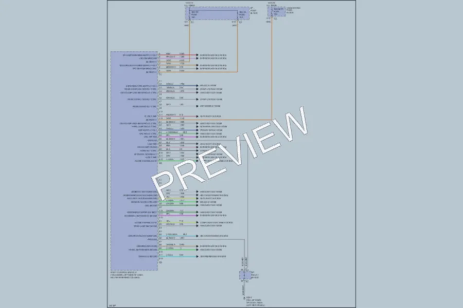 2006 HUMMER H2SUV Body Control Modules wiring diagram preview
