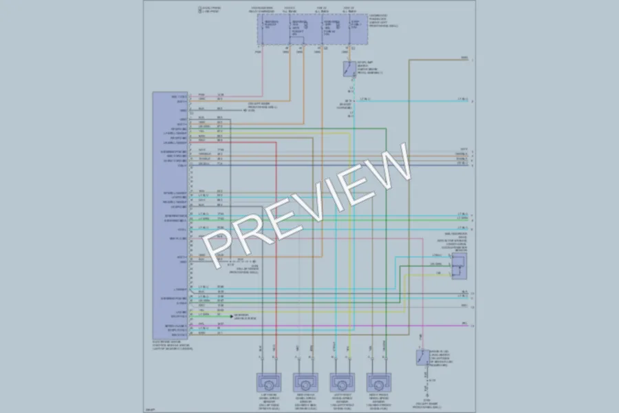 2006 HUMMER H3 Anti Lock Brakes wiring diagram preview