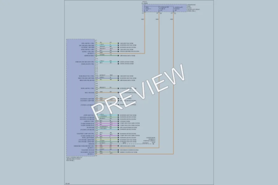 2006 HUMMER H3 Body Control Modules wiring diagram preview