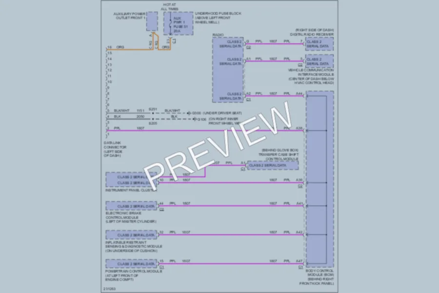 2006 HUMMER H3 Computer Data Lines wiring diagram preview