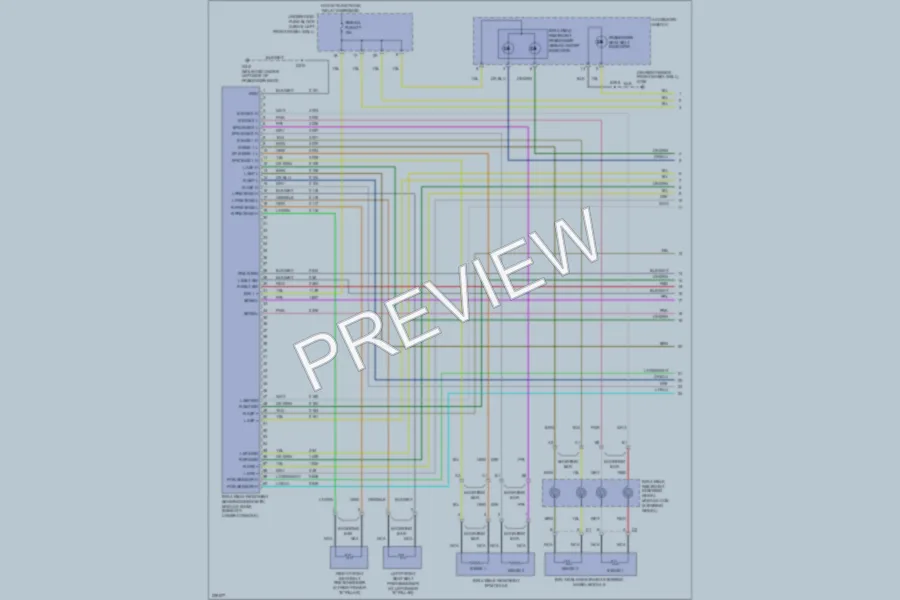 2006 HUMMER H3 Supplemental Restraints wiring diagram preview