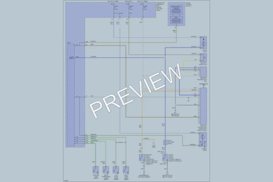 2006 Honda Accord Anti Theft wiring diagram preview