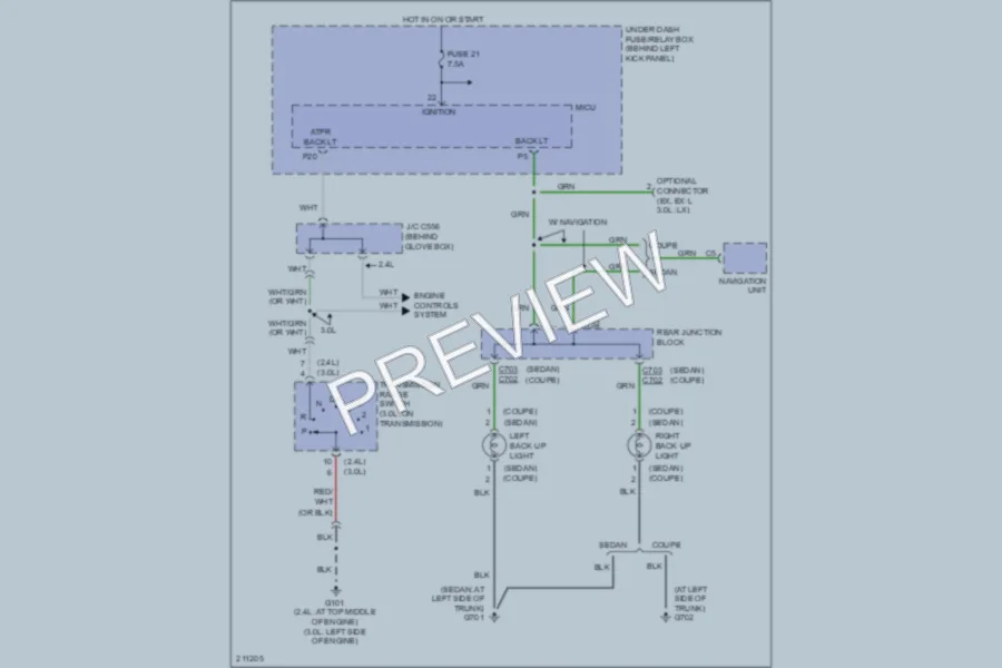 2006 Honda Accord Exterior Lights wiring diagram preview