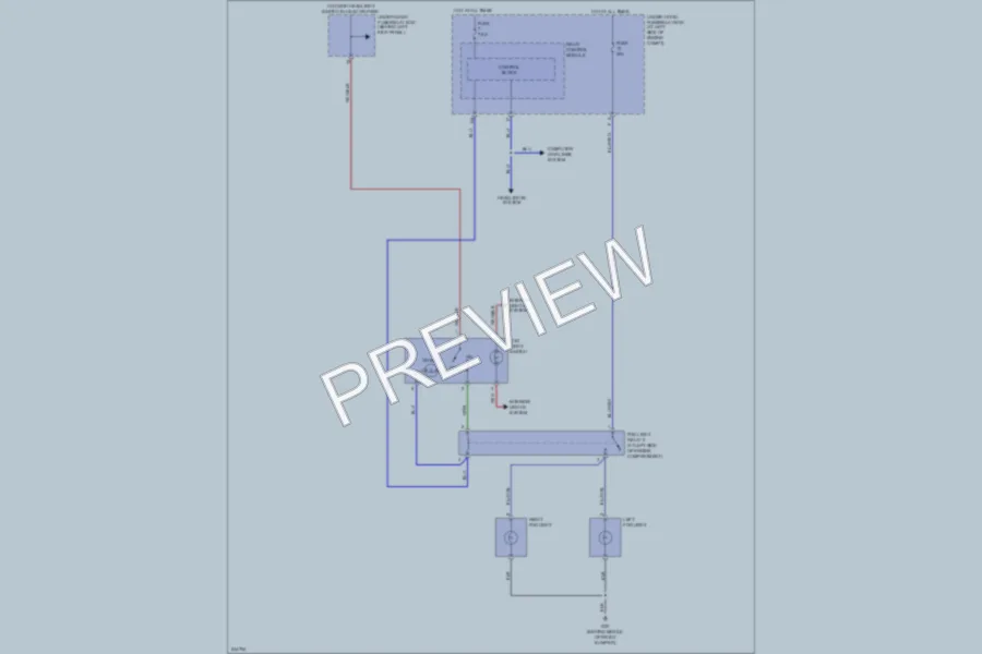 2006 Honda Accord Headlights wiring diagram preview