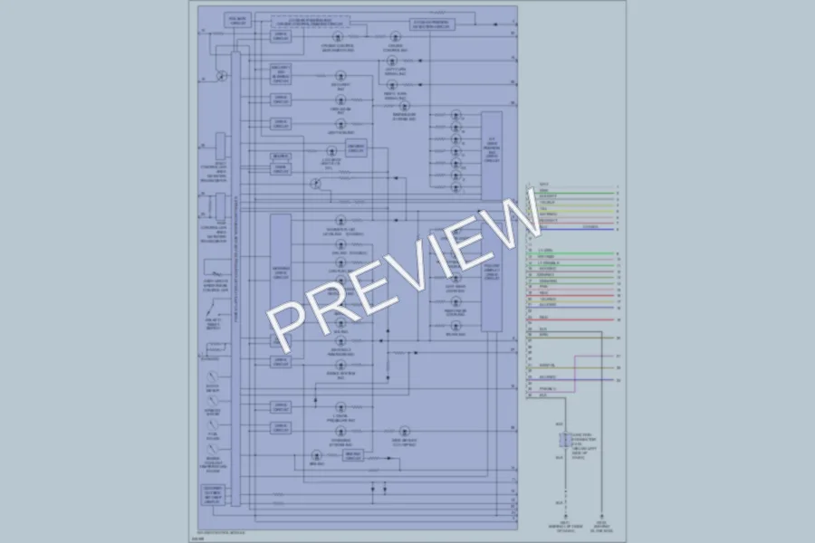 2006 Honda Accord Instrument Cluster wiring diagram preview