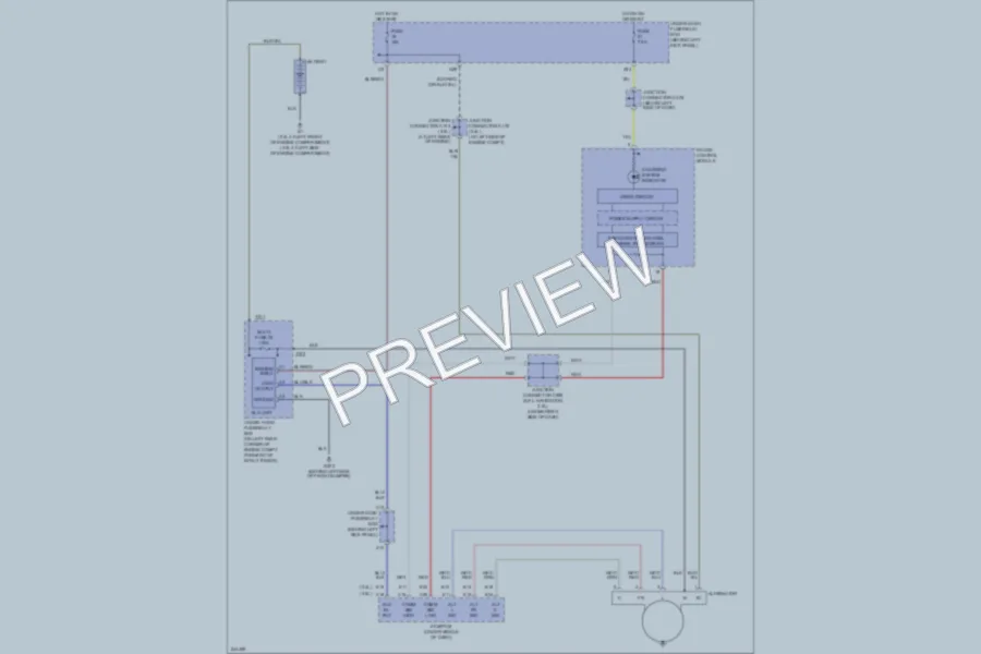 2006 Honda Accord Starting Charging wiring diagram preview