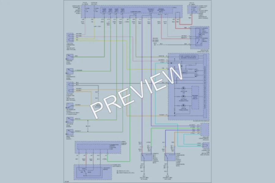 2006 Honda Accord Warning Systems wiring diagram preview
