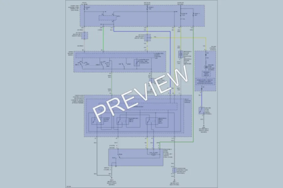 2006 Honda Accord Wiper Washer wiring diagram preview