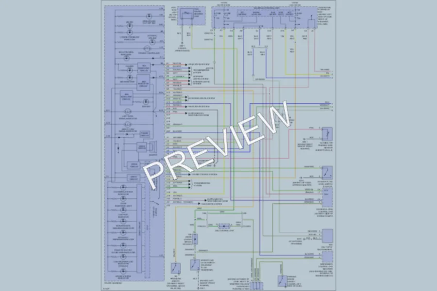 2006 Honda CRV Instrument Cluster wiring diagram preview