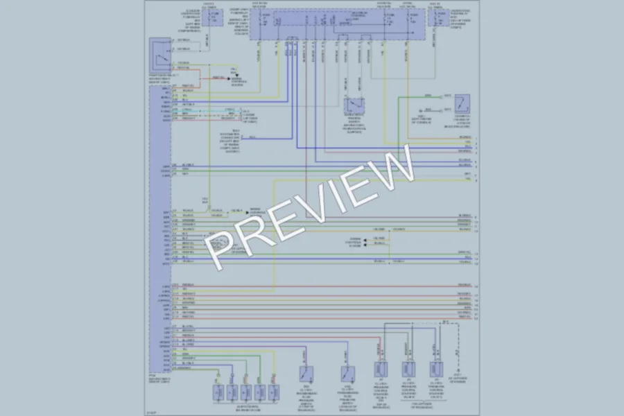2006 Honda CRV Transmission wiring diagram preview