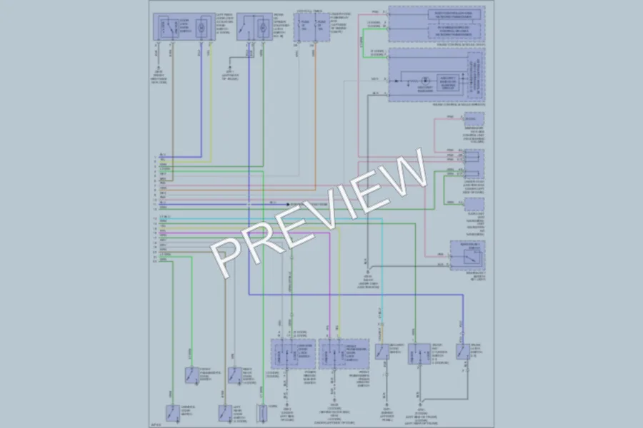 2006 Honda Civic Anti Theft wiring diagram preview