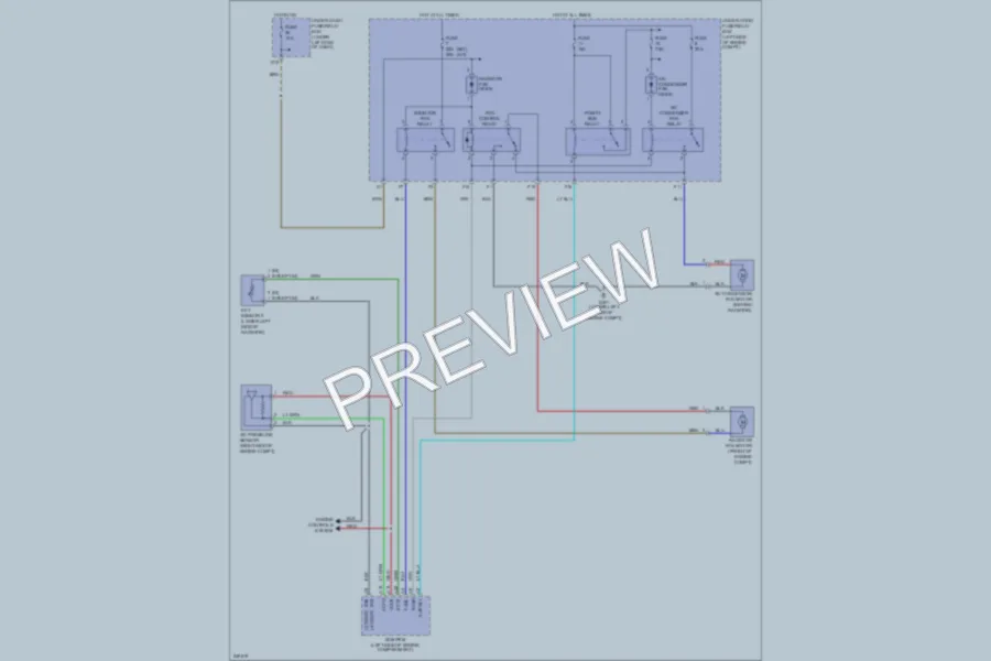 2006 Honda Civic Cooling Fan wiring diagram preview