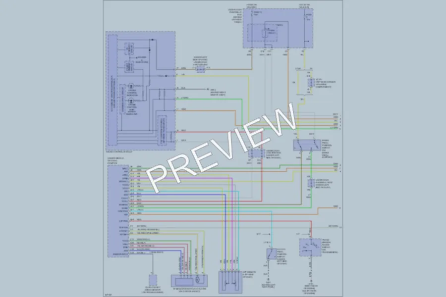 2006 Honda Civic Cruise Control wiring diagram preview