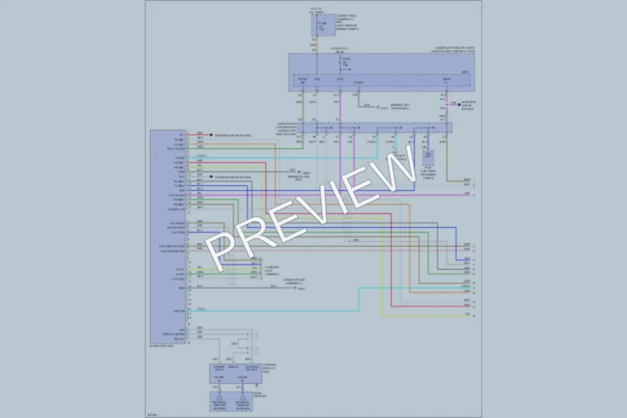 2006 Honda Civic Navigation wiring diagram preview