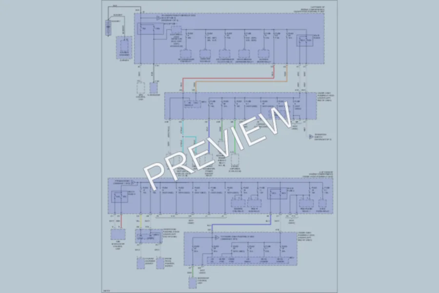 2006 Honda Civic Power Distribution wiring diagram preview