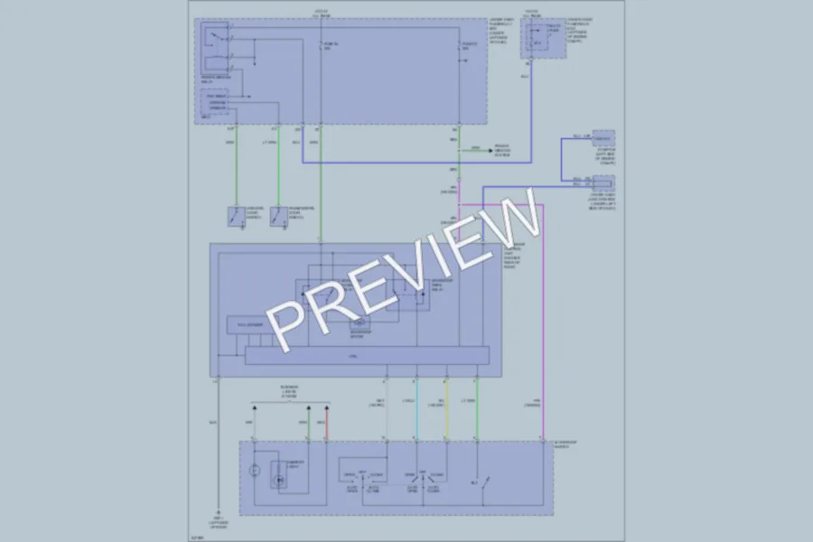 2006 Honda Civic Power Top Sunroof wiring diagram preview