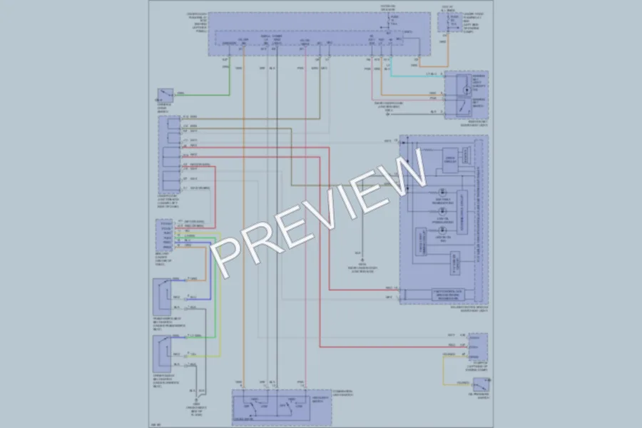 2006 Honda Civic Warning Systems wiring diagram preview