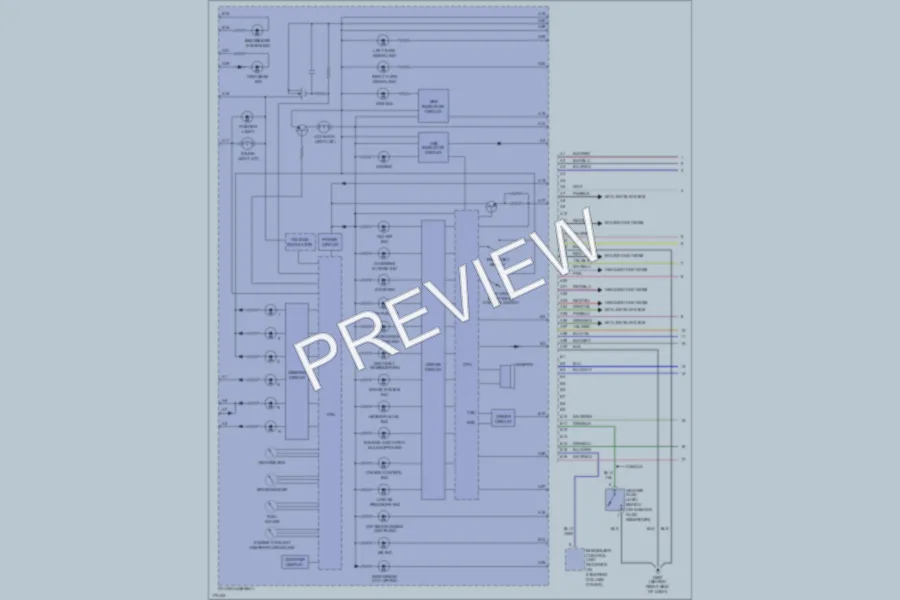 2006 Honda Element Instrument Cluster wiring diagram preview