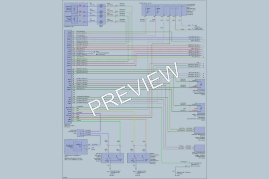 2006 Honda Element Supplemental Restraints wiring diagram preview