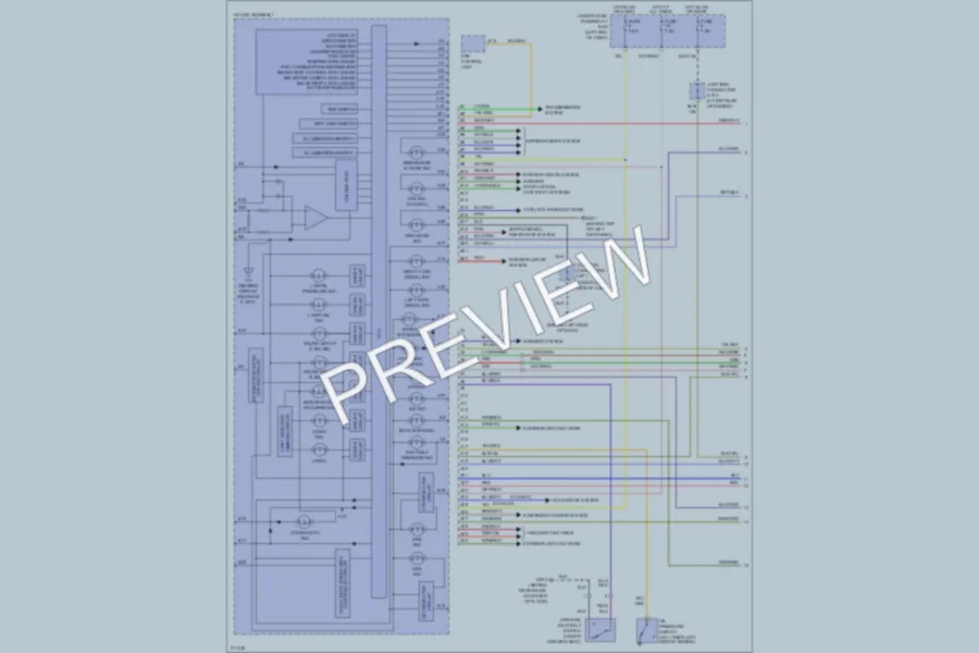2006 Honda Insight Instrument Cluster wiring diagram preview