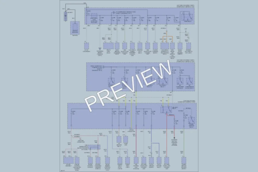 2006 Honda Insight Power Distribution wiring diagram preview