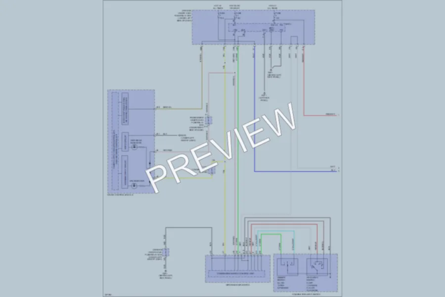 2006 Honda Odyssey Headlights wiring diagram preview