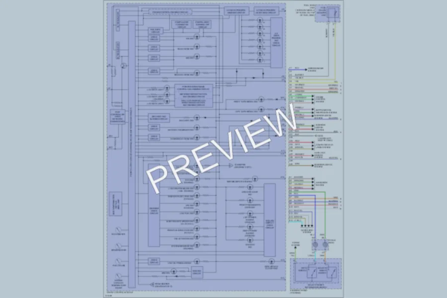 2006 Honda Odyssey Instrument Cluster wiring diagram preview