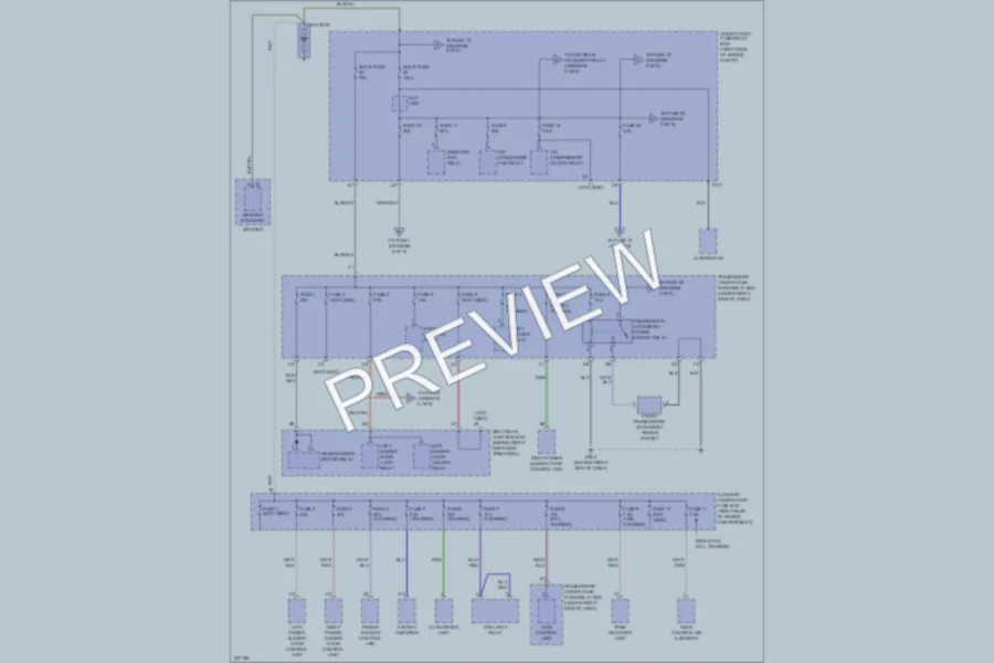 2006 Honda Odyssey Power Distribution wiring diagram preview