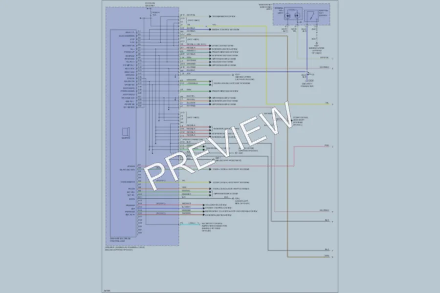 2006 Honda Pilot Body Control Modules wiring diagram preview