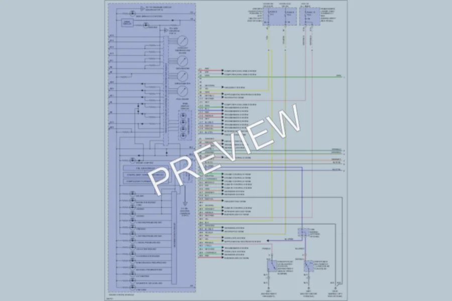 2006 Honda Pilot Instrument Cluster wiring diagram preview