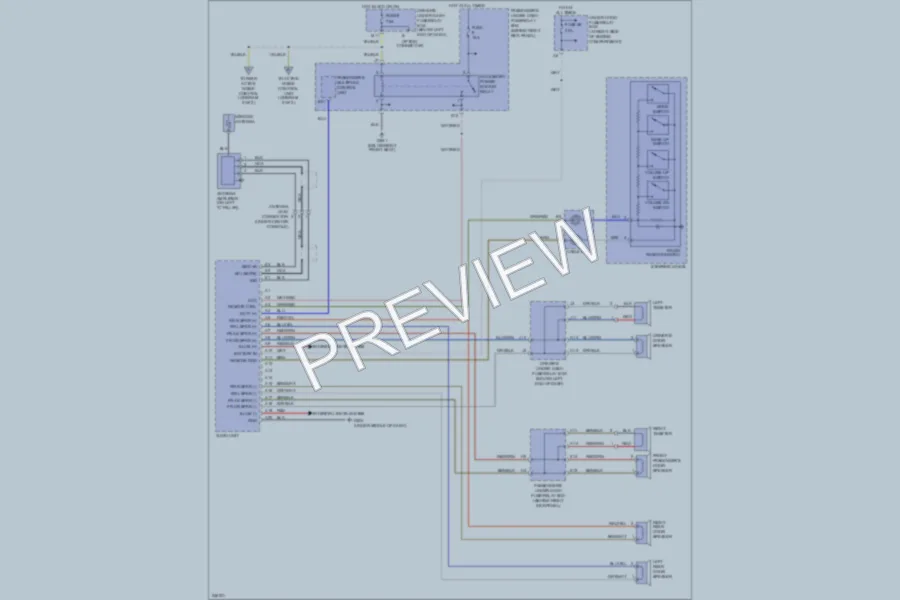 2006 Honda Pilot Radio wiring diagram preview