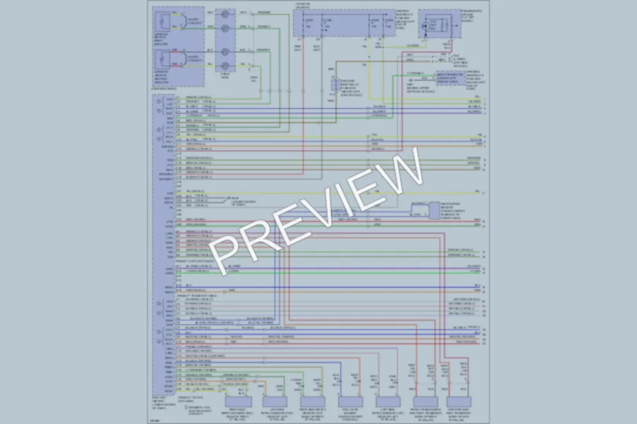 2006 Honda Pilot Supplemental Restraints wiring diagram preview