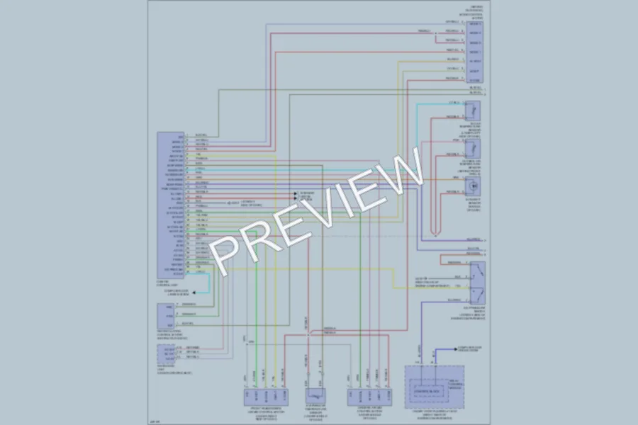 2006 Honda Ridgeline Air Conditioning wiring diagram preview