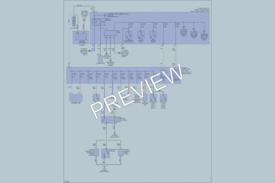 2006 Honda Ridgeline Power Distribution wiring diagram preview