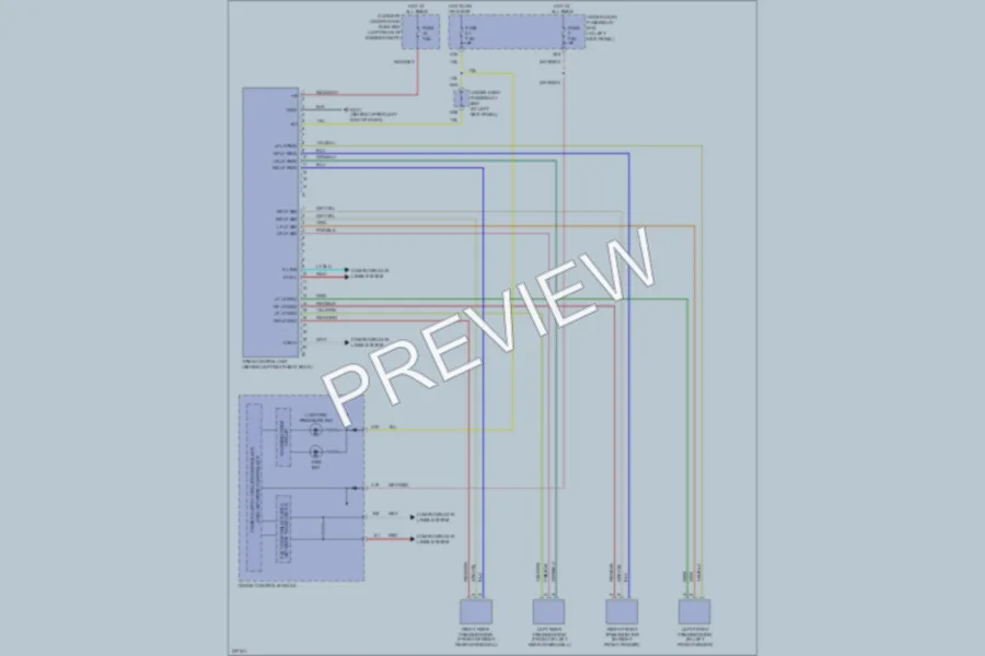 2006 Honda Ridgeline Warning Systems wiring diagram preview