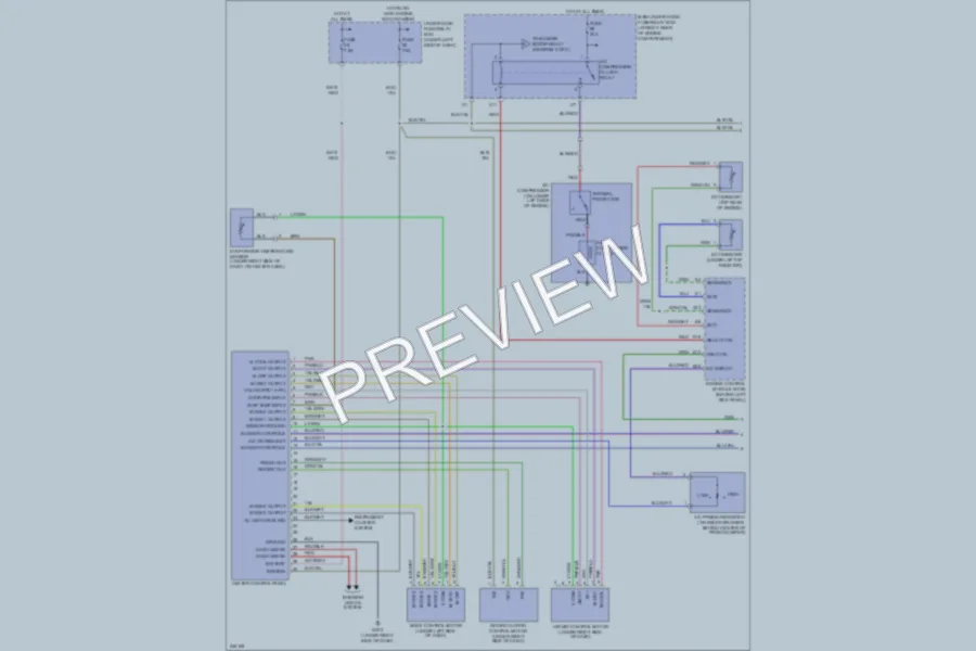 2006 Honda S2000 Air Conditioning wiring diagram preview