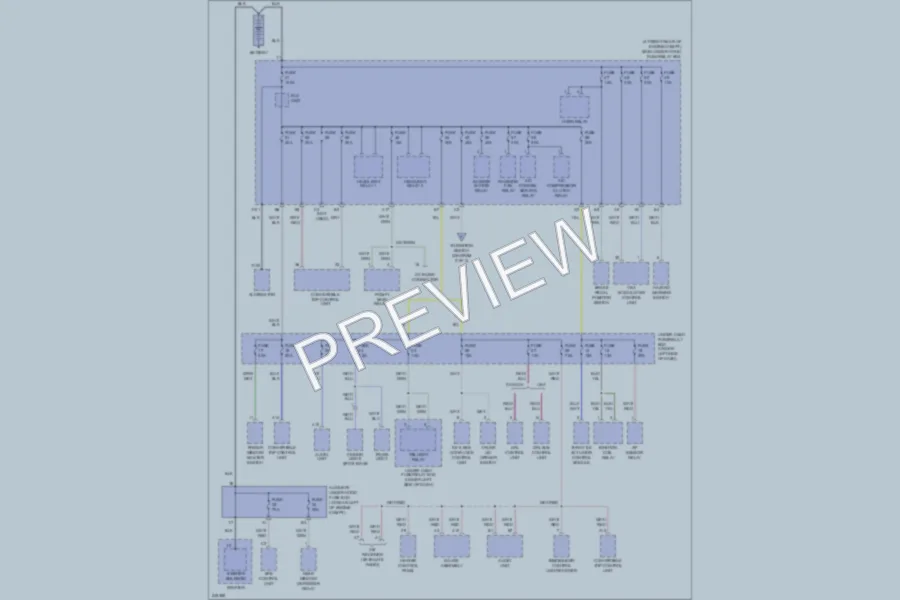 2006 Honda S2000 Power Distribution wiring diagram preview