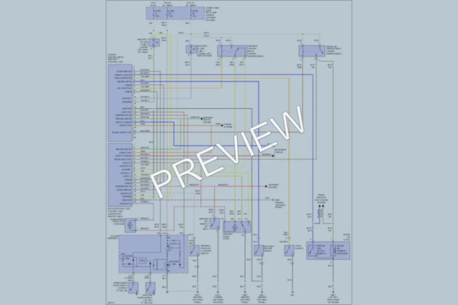 2006 Honda S2000 Power Door Locks wiring diagram preview