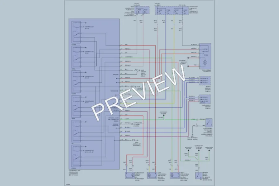 2006 Honda S2000 Power Top Sunroof wiring diagram preview
