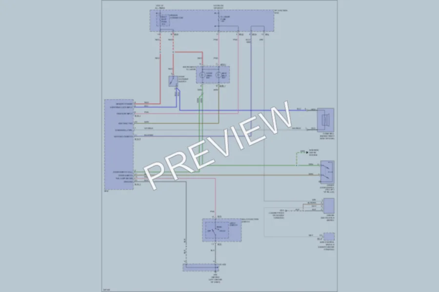 2006 Hyundai Accent Warning Systems wiring diagram preview