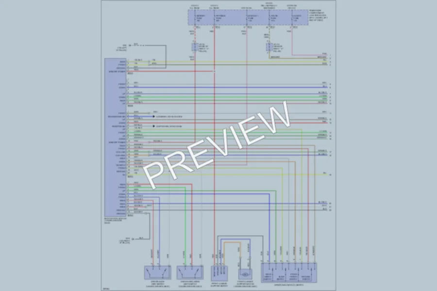 2006 Hyundai Azera Memory Systems wiring diagram preview