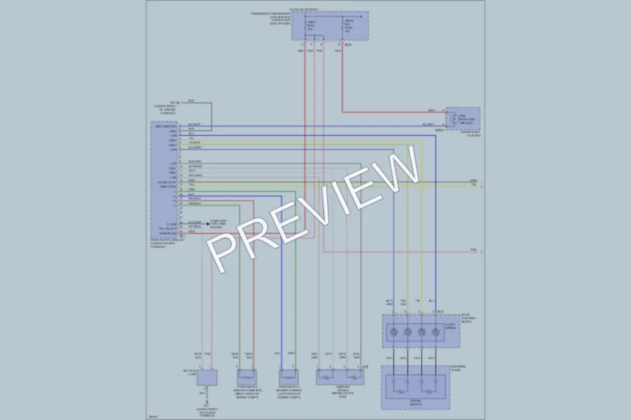 2006 Hyundai Azera Supplemental Restraints wiring diagram preview