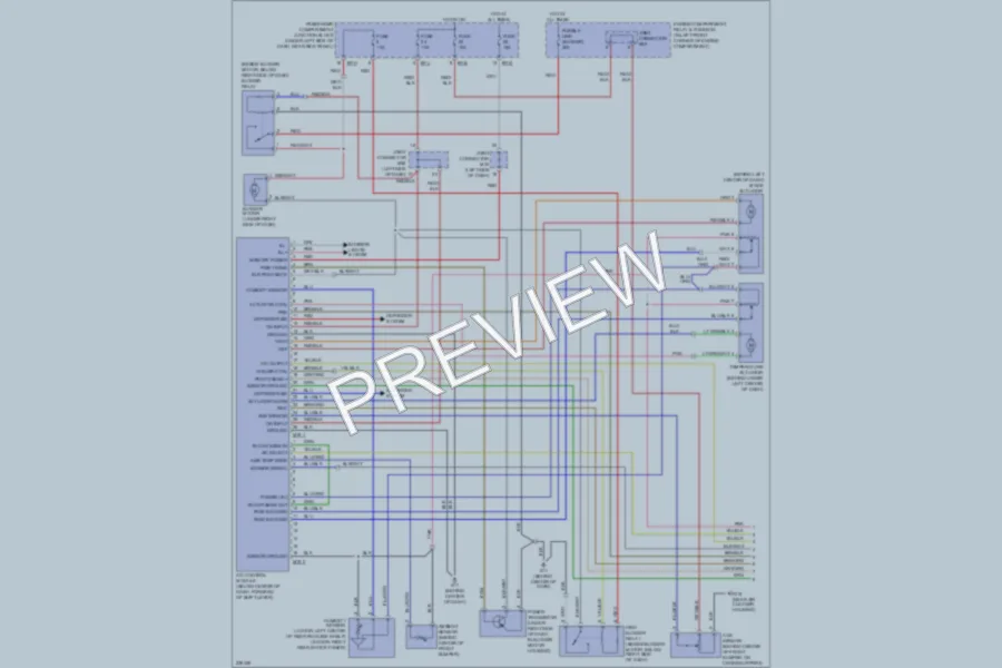 2006 Hyundai Elantra Air Conditioning wiring diagram preview