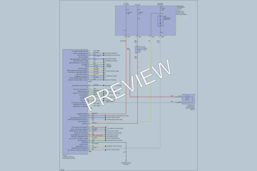 2006 Hyundai Elantra Body Control Modules wiring diagram preview