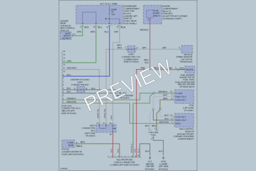 2006 Hyundai Elantra Computer Data Lines wiring diagram preview